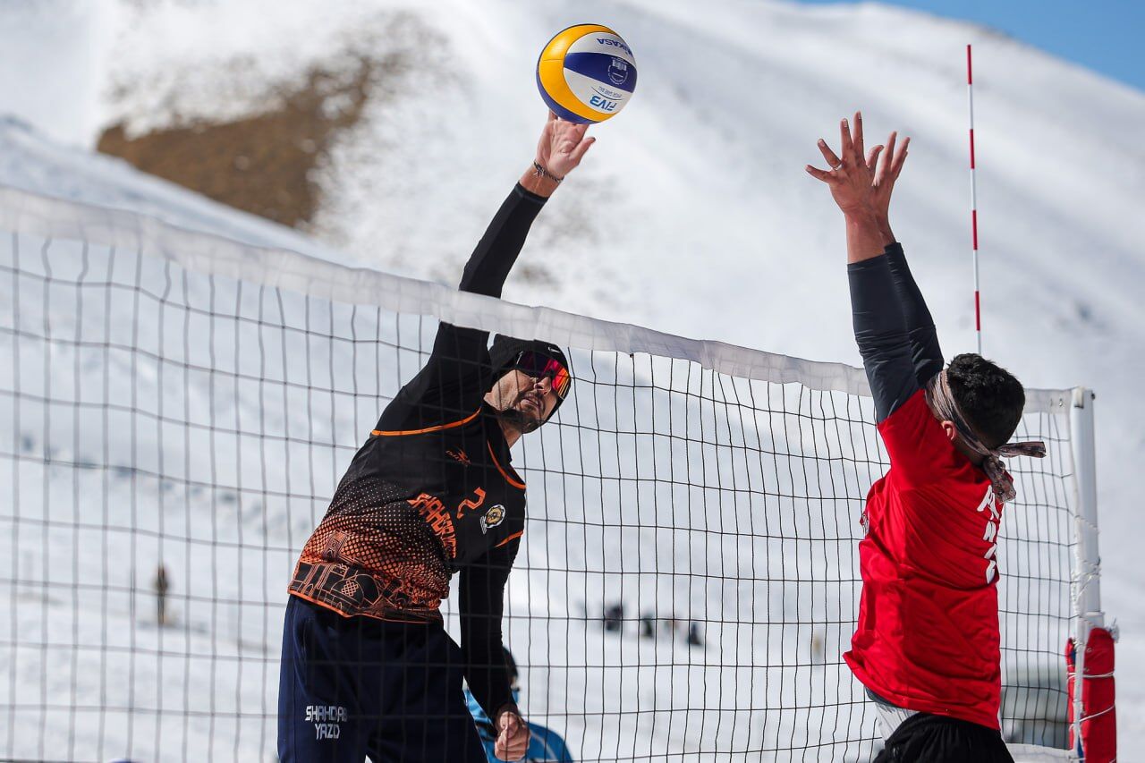 همدان میزبان نخستین دوره والیبال برفی قهرمانی مردان آسیا شد