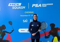 درخشش فرشته اقتداری در اسکواش جهانی و امید به حضور در جمع برترین‌ها