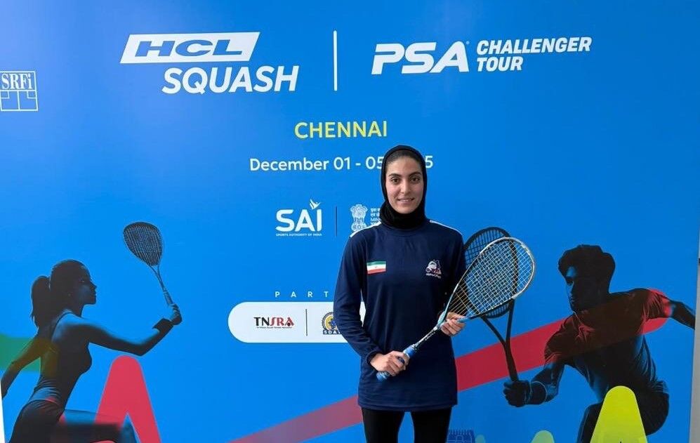 درخشش فرشته اقتداری در اسکواش جهانی و امید به حضور در جمع برترین‌ها