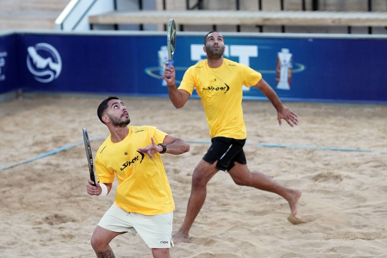 قهرمانی هیجان‌انگیز در هفته دوم مسابقات بین‌المللی تنیس ساحلی کیش