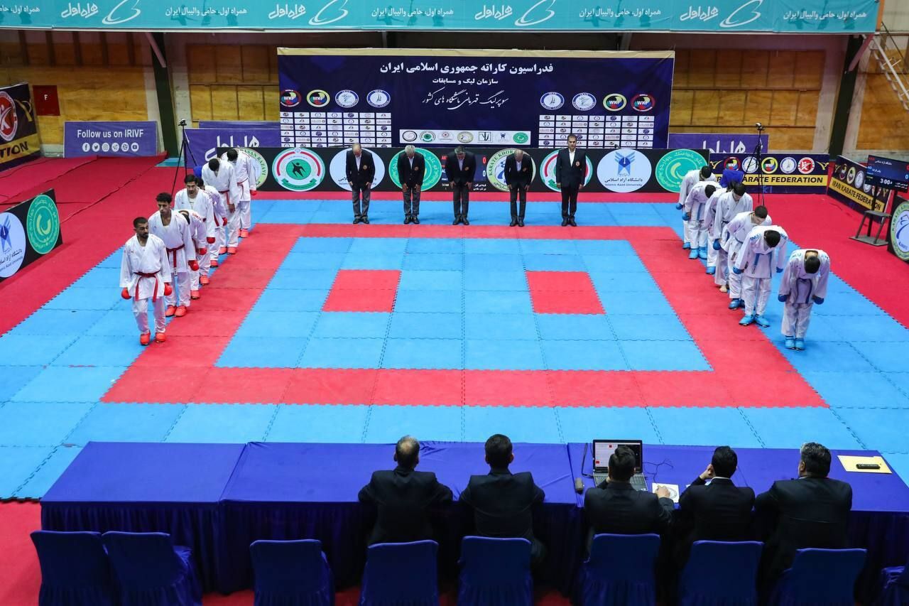 آغاز نوزدهمین دوره سوپر لیگ کاراته باشگاه‌های کشور با رقابت ۸ تیم