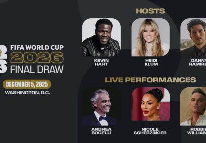 حضور ستاره‌های هنری در مراسم قرعه‌کشی جام جهانی ۲۰۲۶