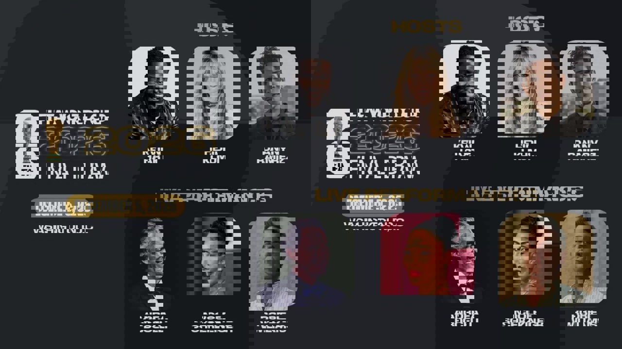 حضور ستاره‌های هنری در مراسم قرعه‌کشی جام جهانی ۲۰۲۶