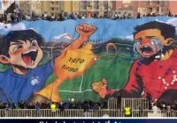 سکوهای اراک با طرح کری محور استقلالی‌ها در شروع دربی رنگ تازه گرفت