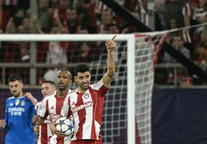 طارمی صحنه گردان شب پیروزی المپیاکوس برابر لورکوزن طارمی صحنه گردان شب پیروزی المپیاکوس برابر لورکوزن