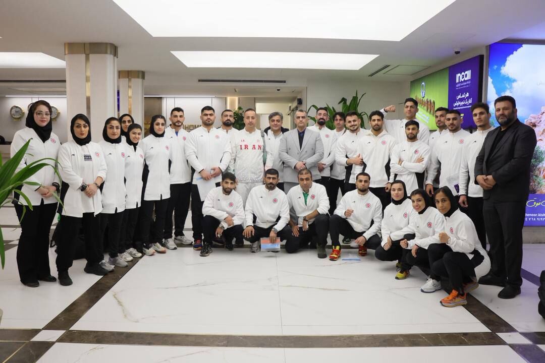 کاروان رزمی ایران راهی چین شد