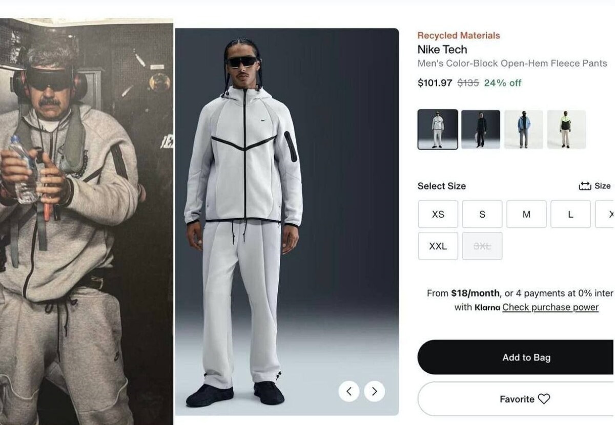 ست ورزشی nike tech fleece در صدر جست و جوها قرار گرفت