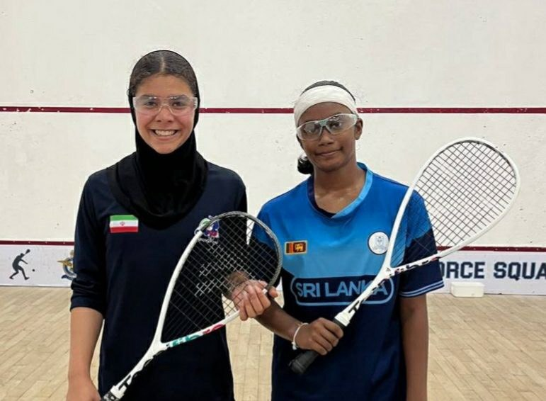 طلای پنجم برای اسکواش ایران در سریلانکا؛ درخشش نوجوانان با ۳ طلا، ۱ نقره و ۱ برنز