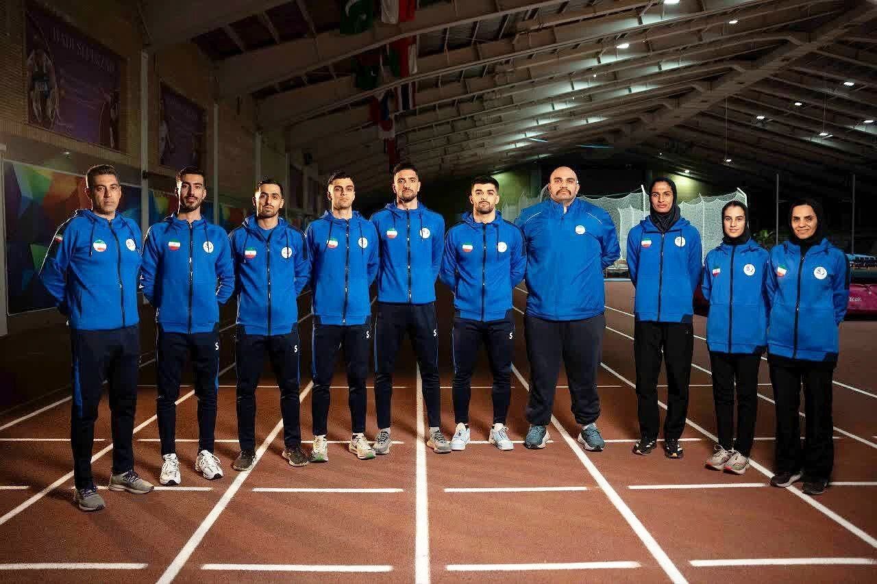 تیم ملی دوومیدانی ایران برای شرکت در قهرمانی داخل سالن آسیا به تیانجین سفر کرد