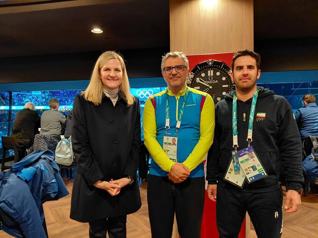 دیدار مهم رئیس فدراسیون اسکی ایران با کرستی کاونتری در المپیک زمستانی