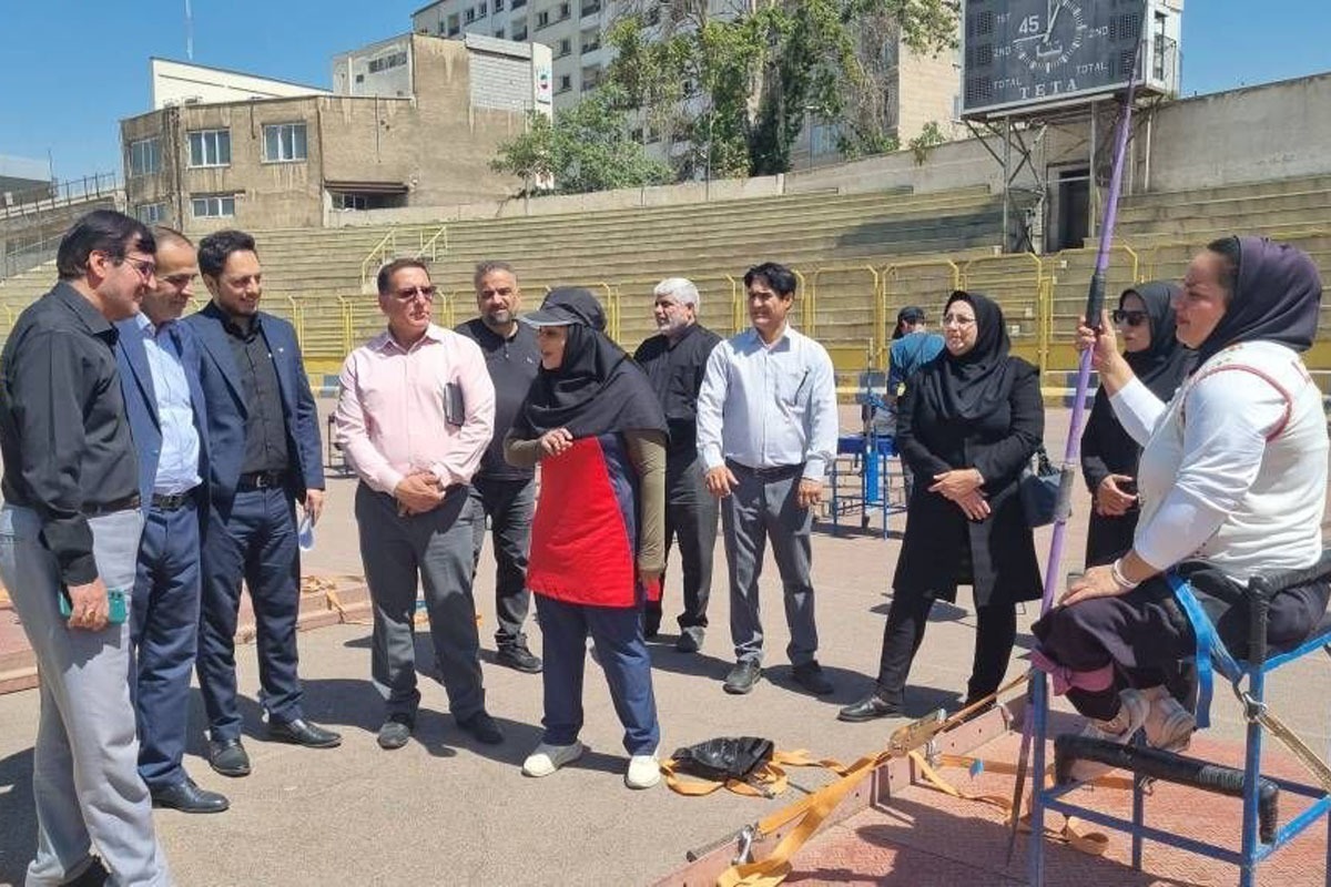 حضور رئیس پارالمپیک در جمع ملی پوشان پارادوومیدانی بانوان