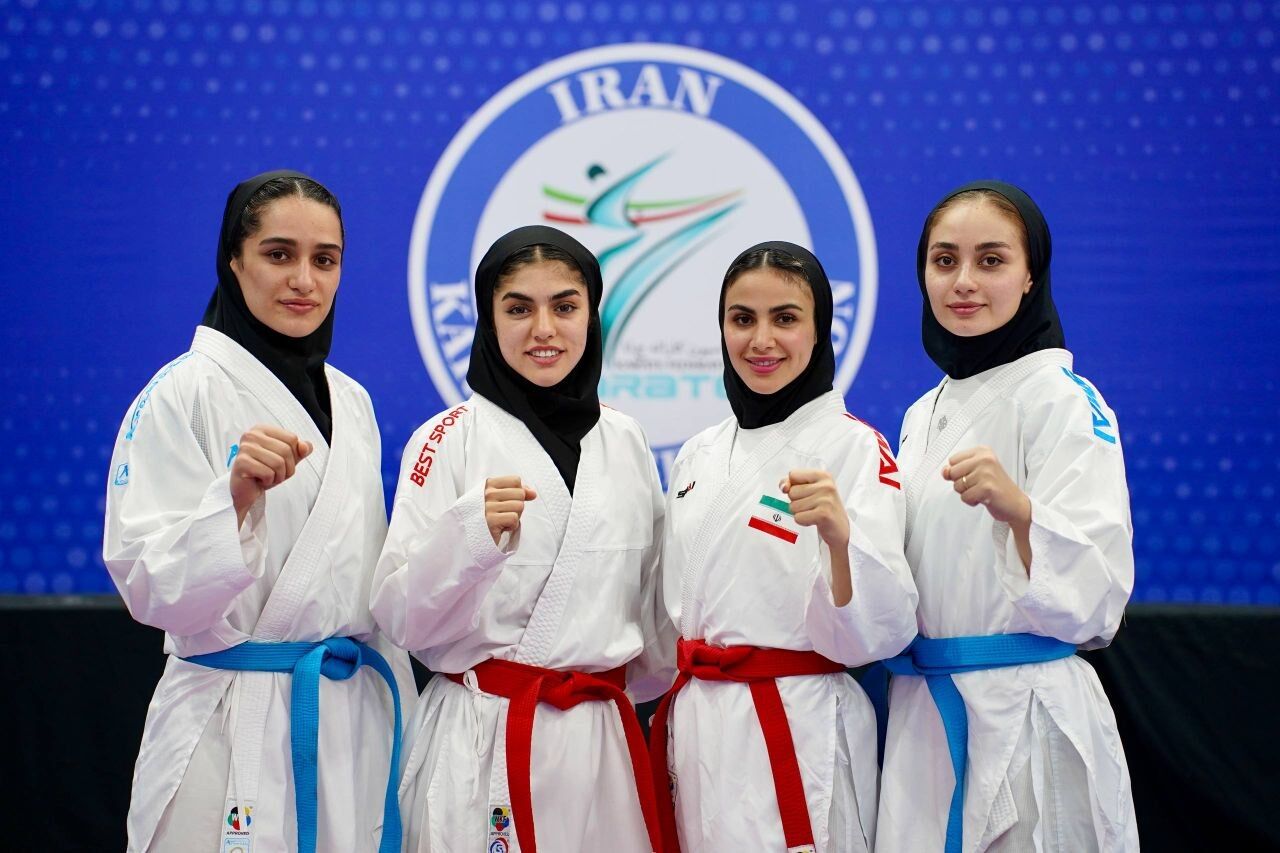 بانوان کاراته ایران با کسب سهمیه جهان فینالیست آسیا شدند