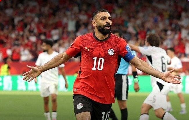 محمد صلاح در شب تاریخی مصر بهترین بازیکن شد