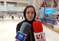 صحبت های عرب در حاشیه مسابقات کمتر از ۱۰ سال هاکی روی یخ