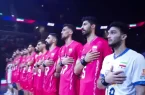 ملی‌پوشان ایران با مچ‌بند «ای ایران» مقابل آمریکا