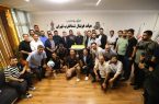 گ مراسم رونمایی از توپ اختصاصی مسابقات هیات فوتبال شمال غرب و همچنین آیین تقدیر از خبرنگاران به مناسبت روز خبرنگار