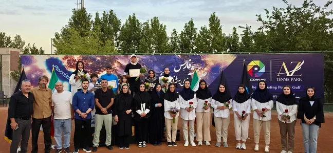 یاسمن یزدانی ستاره مسابقات تنیس بانوان شد