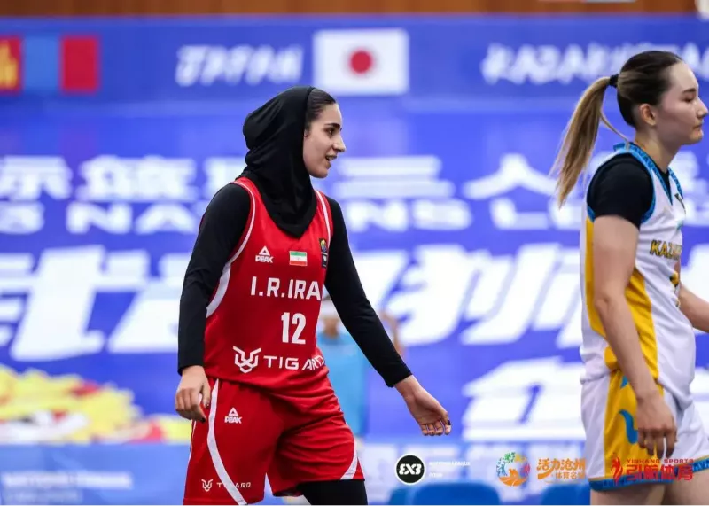 دختران بسکتبال سه‌به‌سه ایران پس از نبرد با چین درخشیدند
