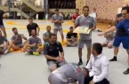 علیرضا دبیر در ۴۹ سالگی روی تشک غافلگیر شد؛ جشن مازندرانی ملی‌پوشان