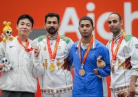 علیرضا بخت با دو پیروزی در فینال، طلای ناگویا را تصاحب کرد