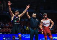 تاج قهرمانی کشتی فرنگی زیر ۲۳ سال جهان بر سر ایران